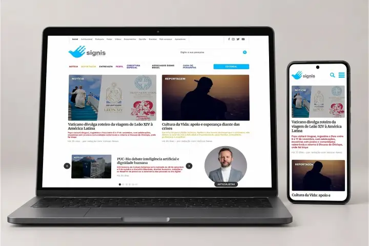 Prévia do projeto Agência de Notícias SIGNIS, Portal