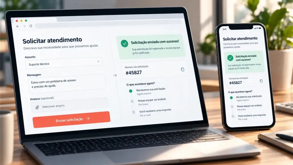 O site responde com agilidade quando o cliente interage