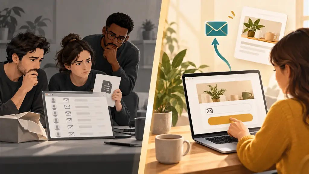 Listas de e-mail compradas: riscos para a empresa e alternativas