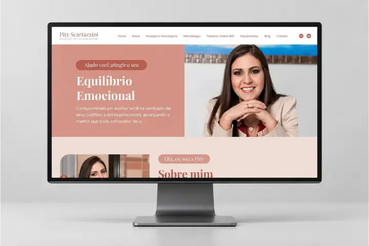 Prévia do projeto Pity Scartazzini, Website